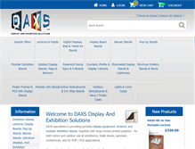 Tablet Screenshot of daxs.co.uk